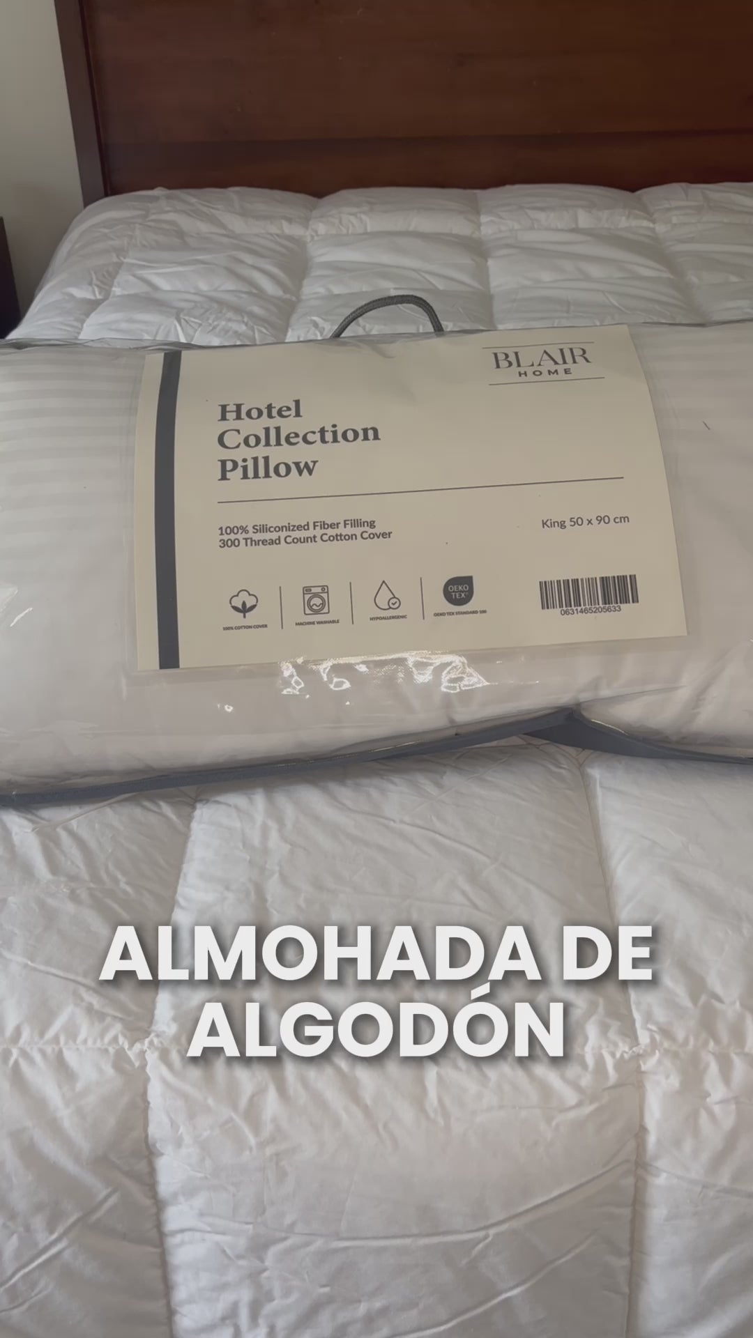Almohada Microfibra Blair Home 1 un