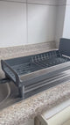 Escurridor de Platos Mini Compacto Acero Inoxidable Home Logics 1 un