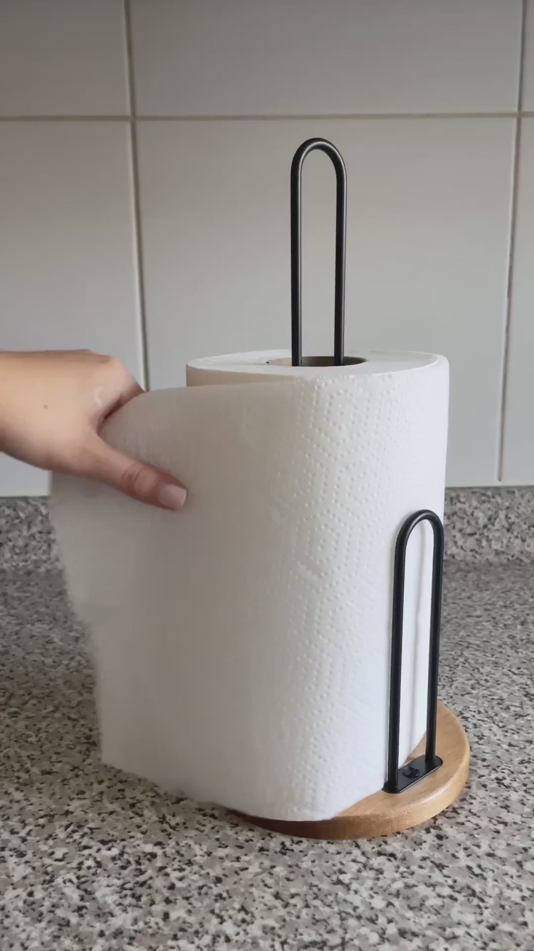 Portarollos Papel de Cocina Acacia Home Logics 1 un