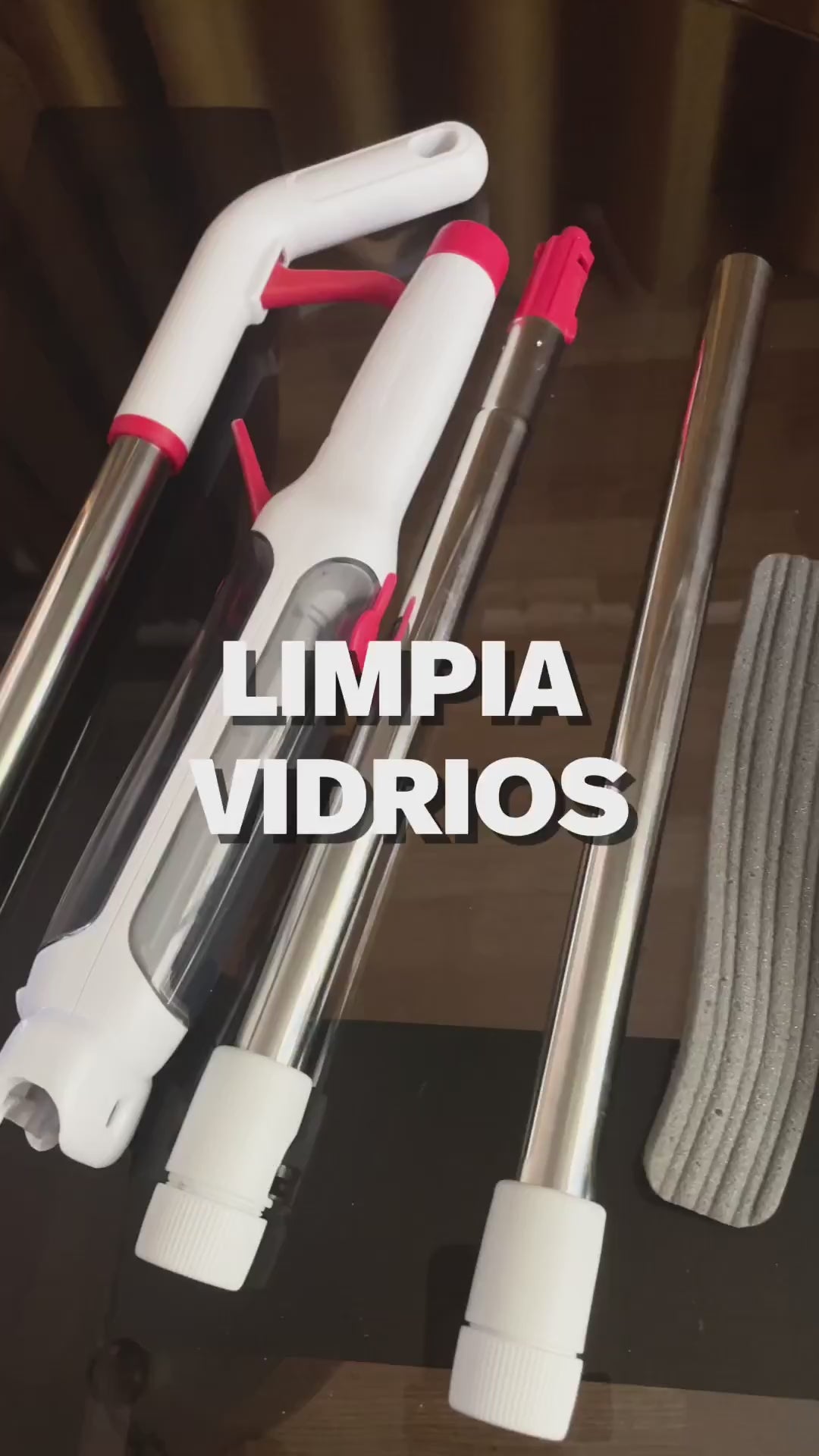 Limpia Vidrios con Aspersor de Largo Alcance 150 cm Clynder 1 un