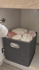 Caja Almacenamiento Gris 31 x 31 cm Home Logics 1 un