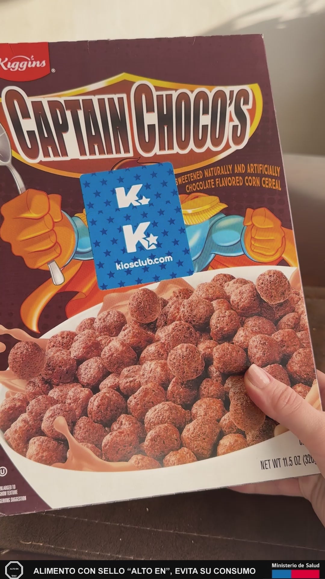 Cereal Captain Choco Kiggins 326 g