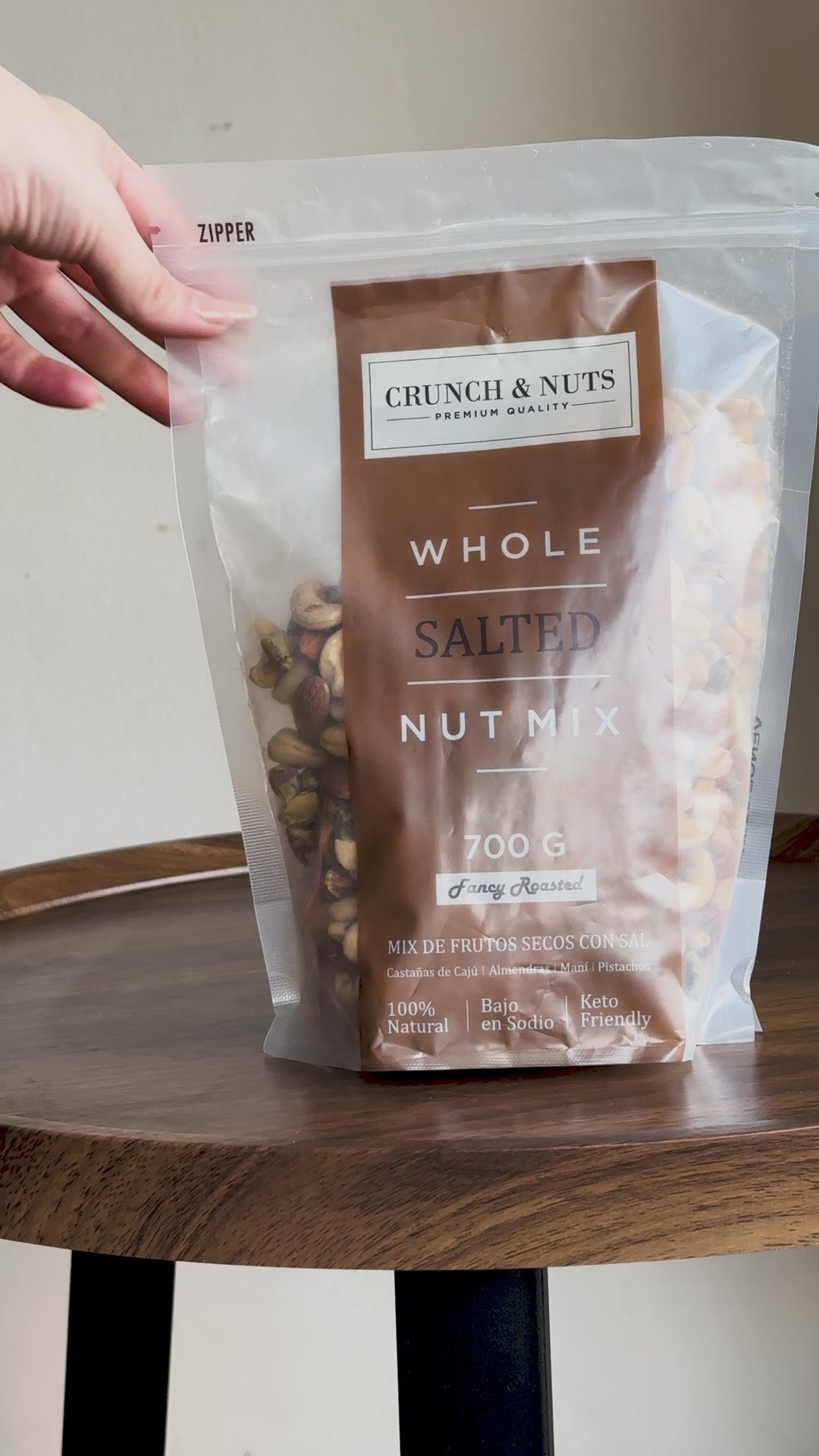 Mix de Frutos Secos Pistacho Con Sal Crunch & Nuts 700 g