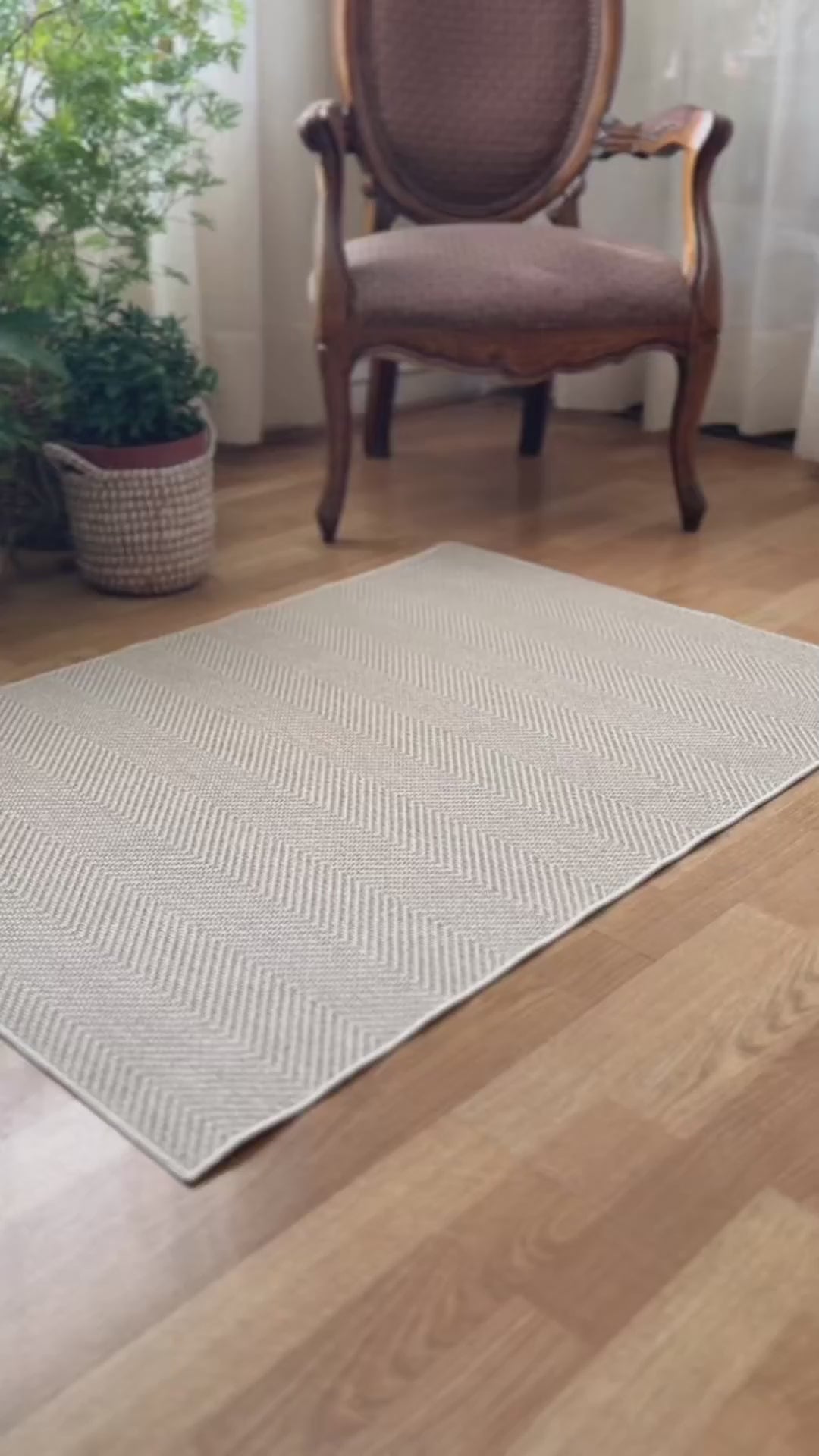 Alfombra Lavable Beige 80 x 120 cm Blair Home 1 un
