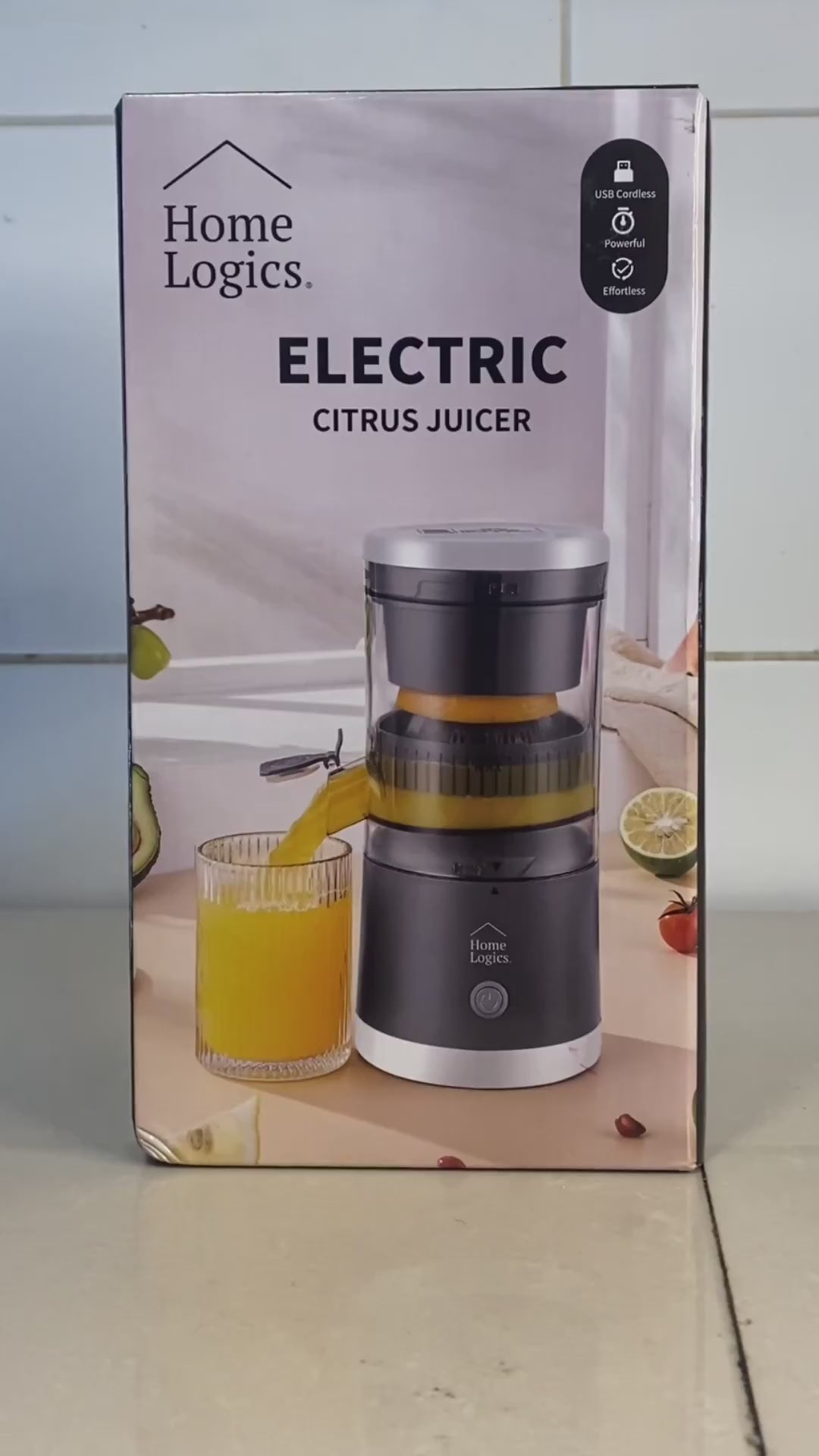 Exprimidor Citrus Juicer Dark Gray Home Logics 1 un