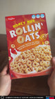 Cereal Honey Nut Rollin Oats Kiggins 397 g