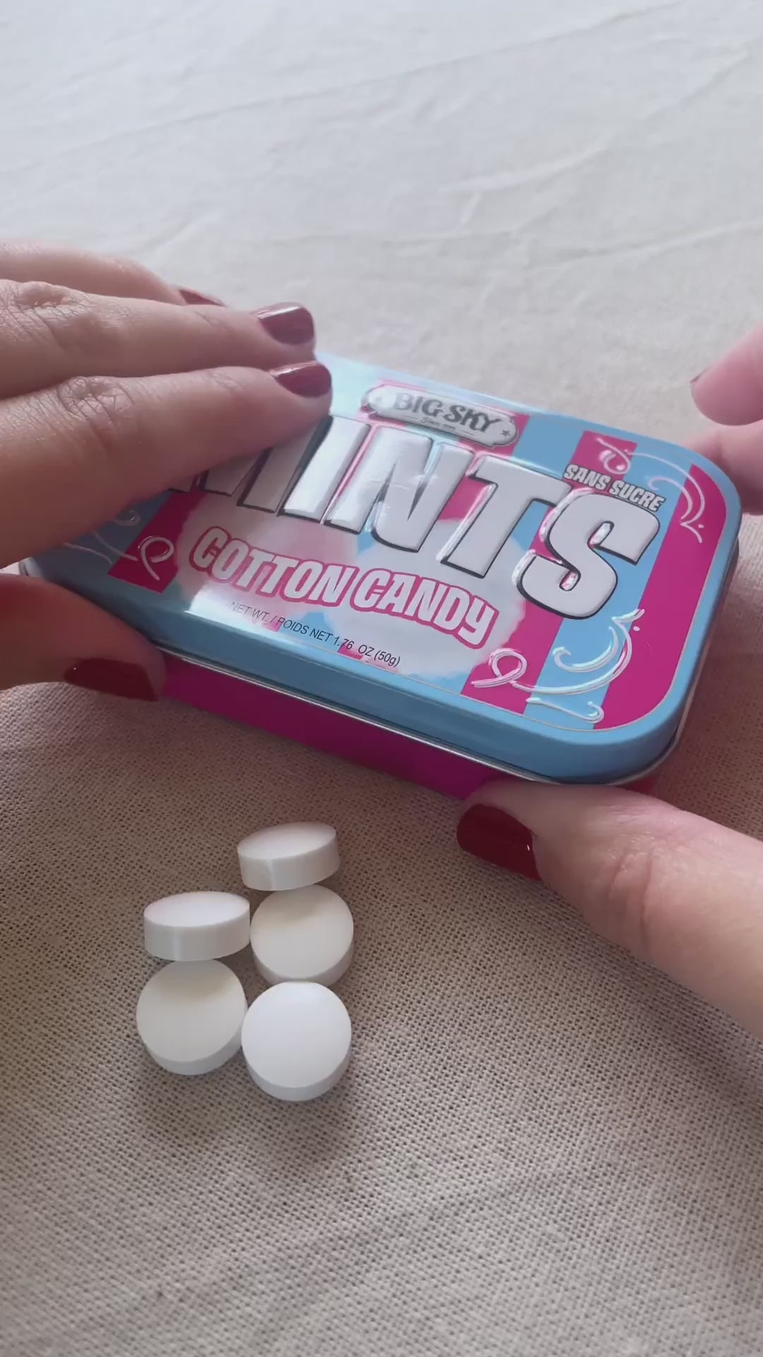 Mentas Cotton Candy Big Sky 6 x 50 g