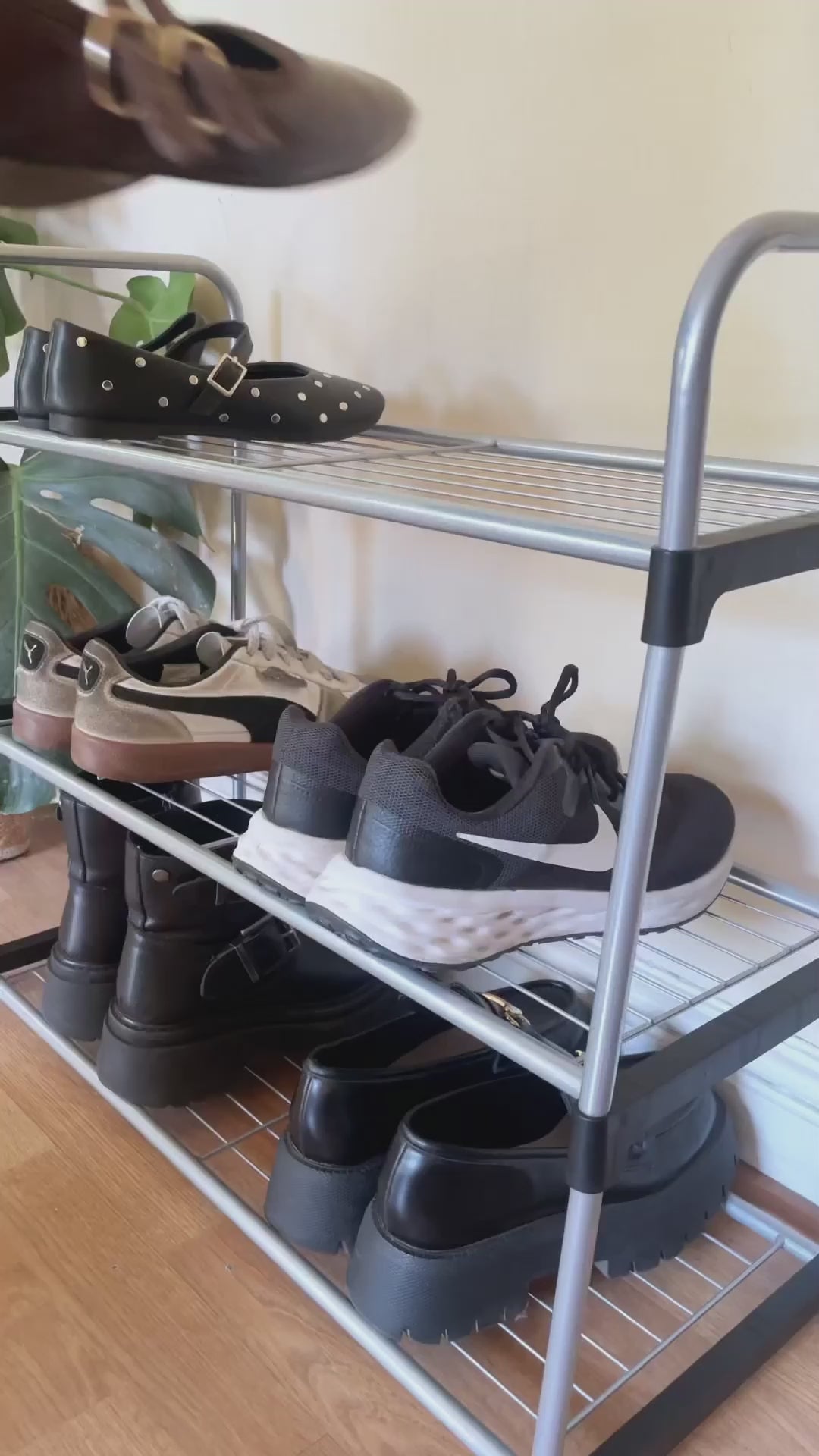 Rack Organizador Zapatos 3 Niveles Malla Home Logics 1 un