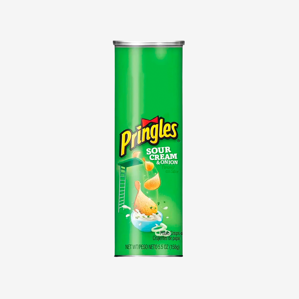 Papas Fritas Cebolla y Crema Acida Pringles 165 g