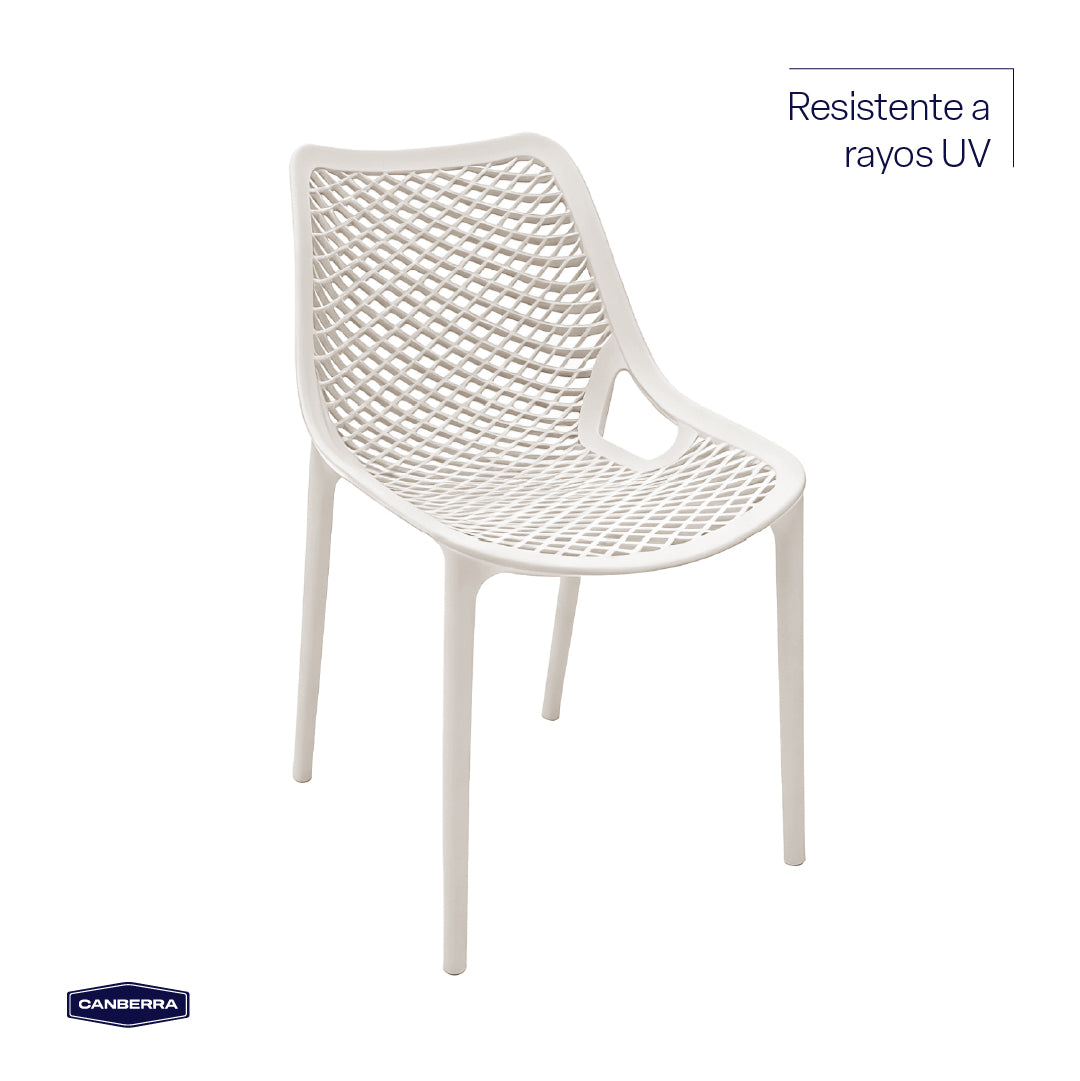Silla de Terraza Verona White 1 un