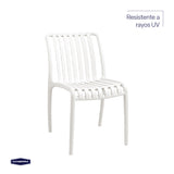 Silla de Terraza Milano White 1 un