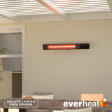Calefactor de Pared Patio WiFi 2500W con Cadena Everheat 1 un