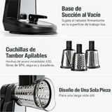 Rallador Giratorio Multiuso 3 en 1 Acero Inox Home Logics 1 un