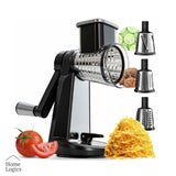 Rallador Giratorio Multiuso 3 en 1 Acero Inox Home Logics 1 un