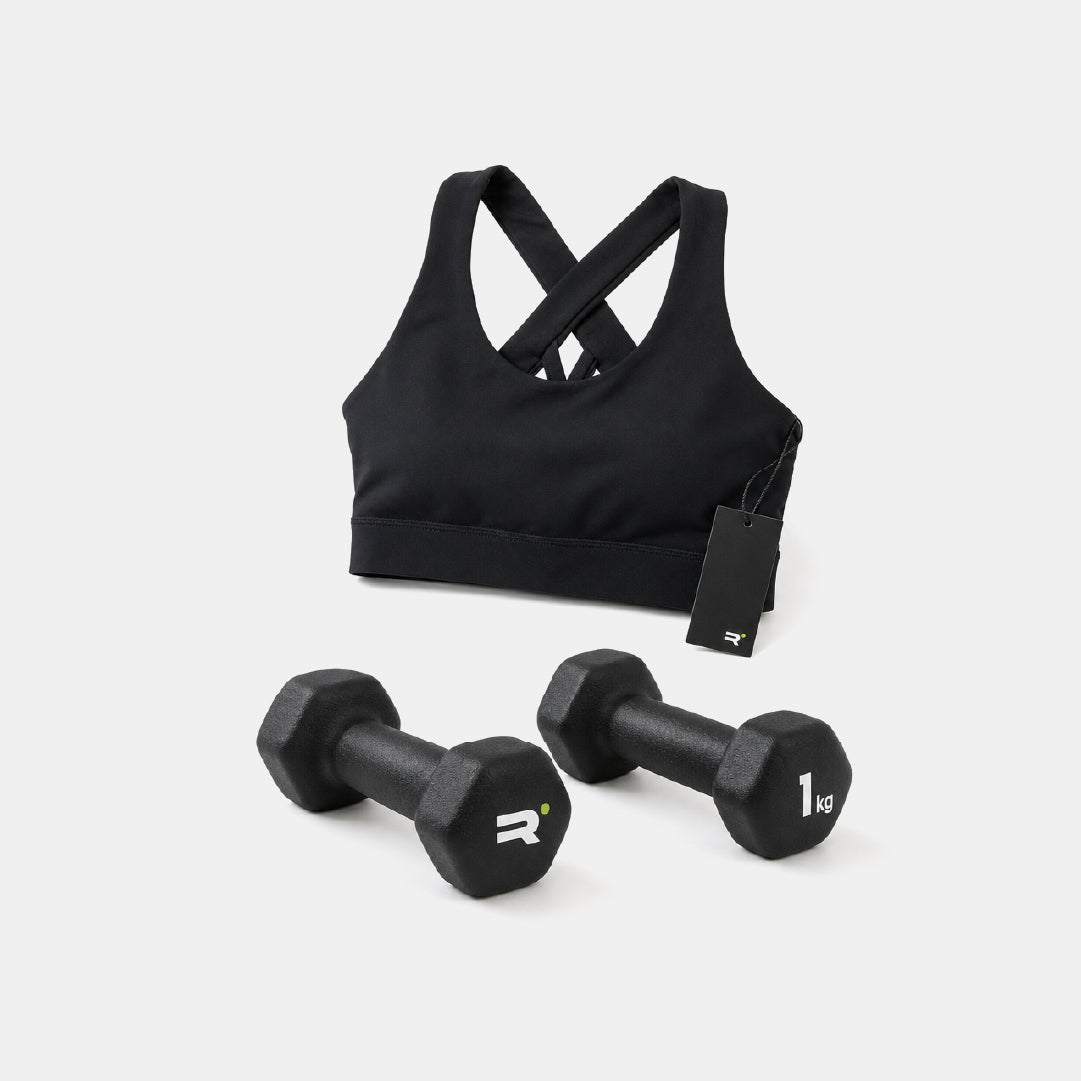 Pack Entrenamiento Rava: Peto Deportivo + Mancuernas 1 kg