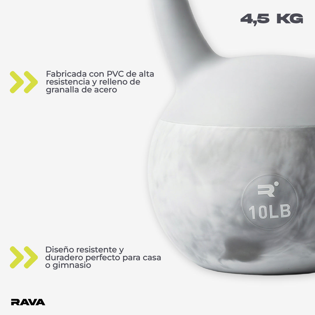Pesa Rusa Kettlebell 4,5 Kg Rava 1 un