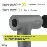 Pistola de Masajes PRO 5 Cabezales Rava 1 un