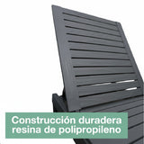 Reposera Reclinable Madera Plástica BlackWood 189 x 58 cm Sunseeker 1 un