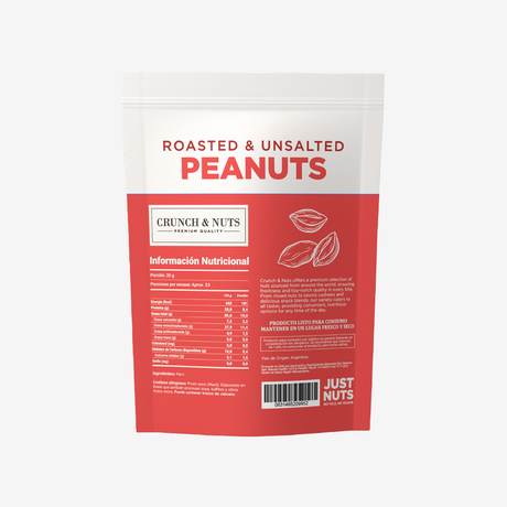 Maní Tostado sin Sal Crunch & Nuts 700 g