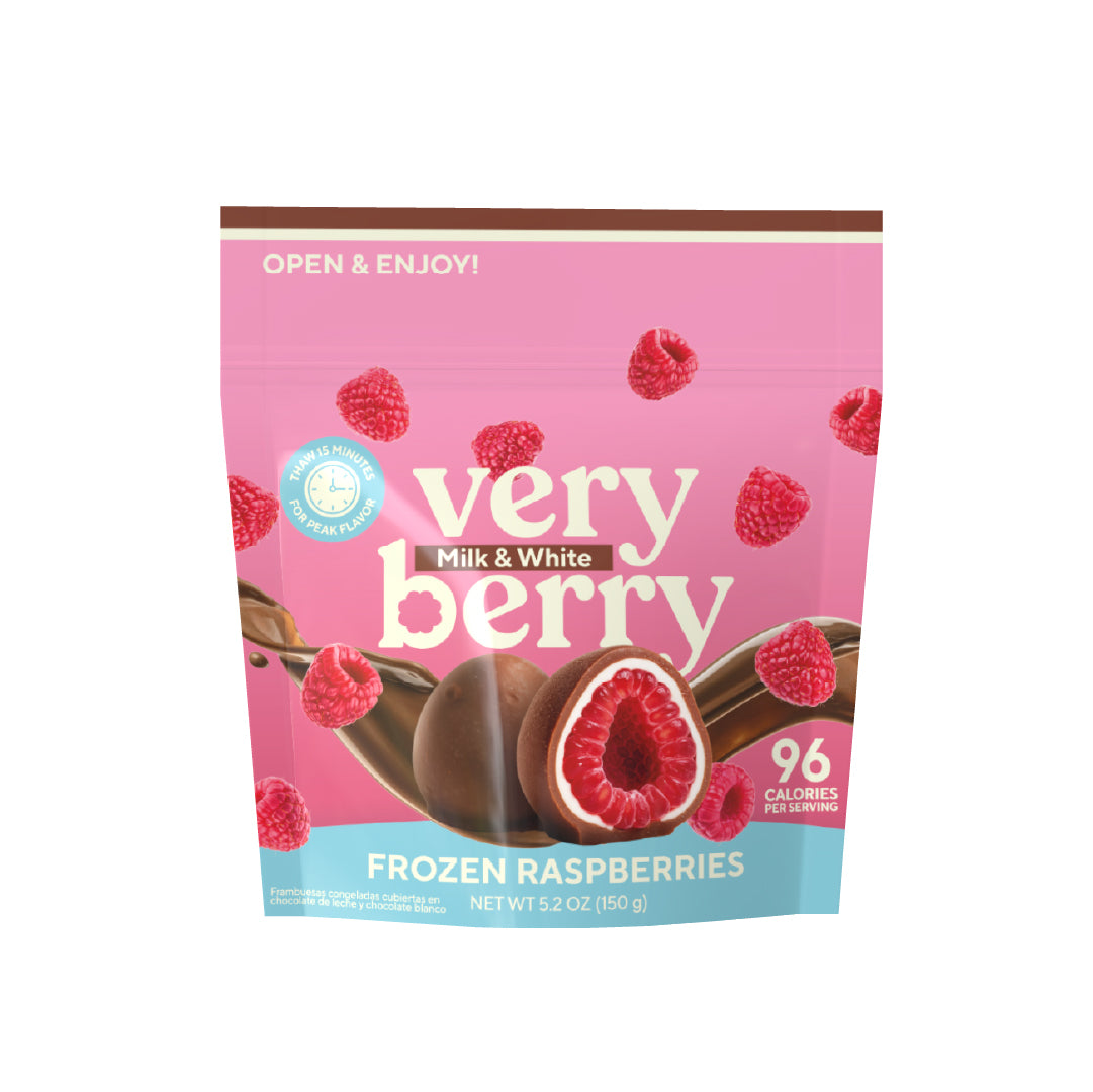 Frambuesa Chocolate Leche y Blanco Very Berry 150 g