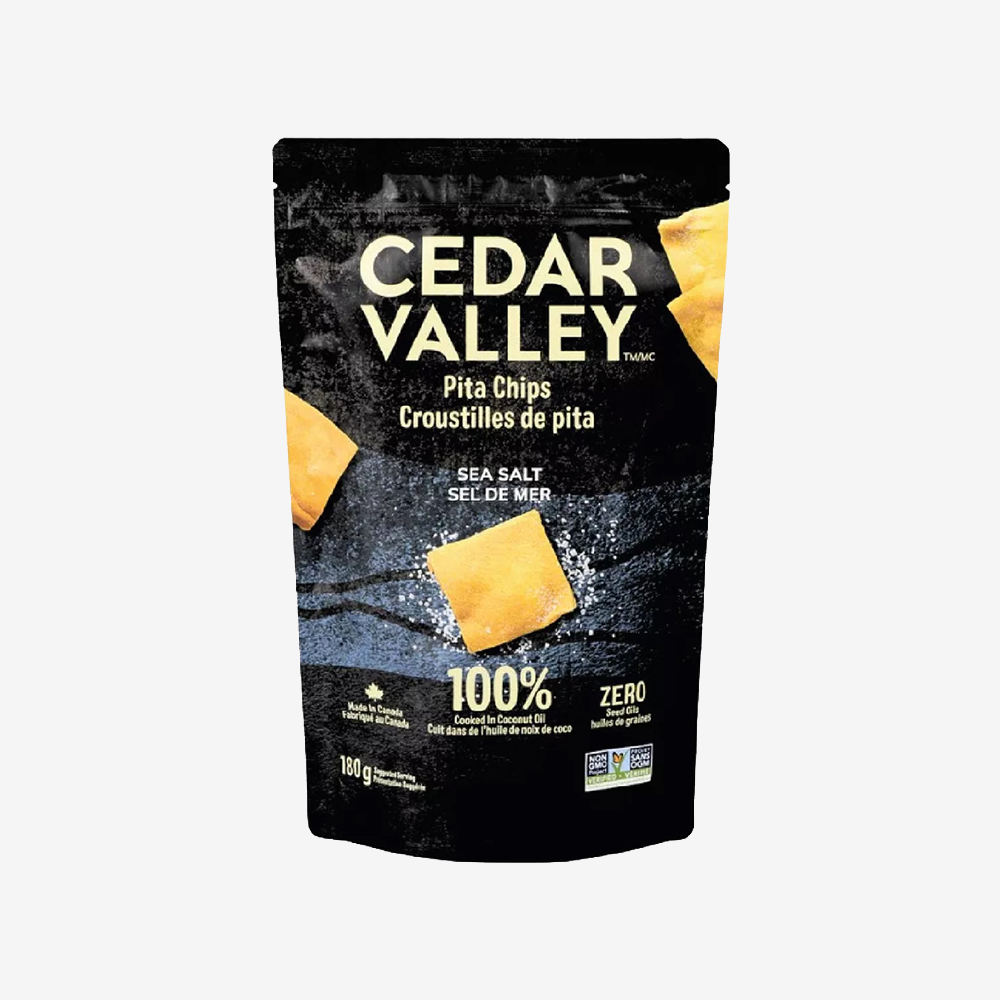 Pita Chips Sal de Mar Cedar Valley Selection 180 g