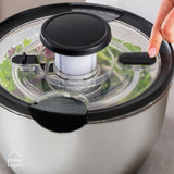 Secador Centrífuga Ensalada Acero Inox 5L Home Logics 1 un