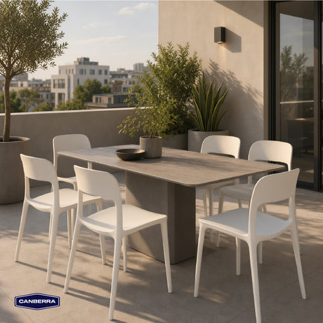 Silla de Terraza Torino White 1 un