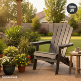 Silla Adirondack Plegable Charcoal Gray Sunseeker