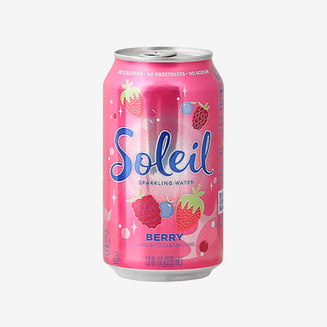 Agua Saborizada con Gas Berry Soleil 8 x 355 ml