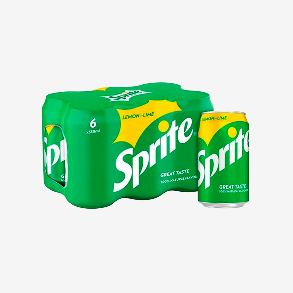 Bebidas MidCal Lata Sprite 6 un x 350 ml