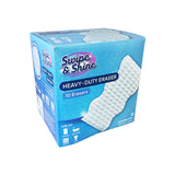 Set 10 Esponjas Heavy Duty Eraser Swipe and Shine 10 un