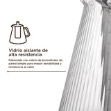 Tetera Vidrio 600 ml Home Logics 1 un