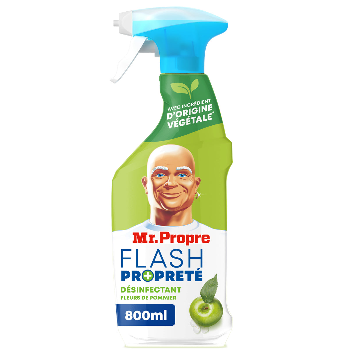 Limpiador Multipropósito Mr. Propre Spray Manzana Mr. Clean 800 ml