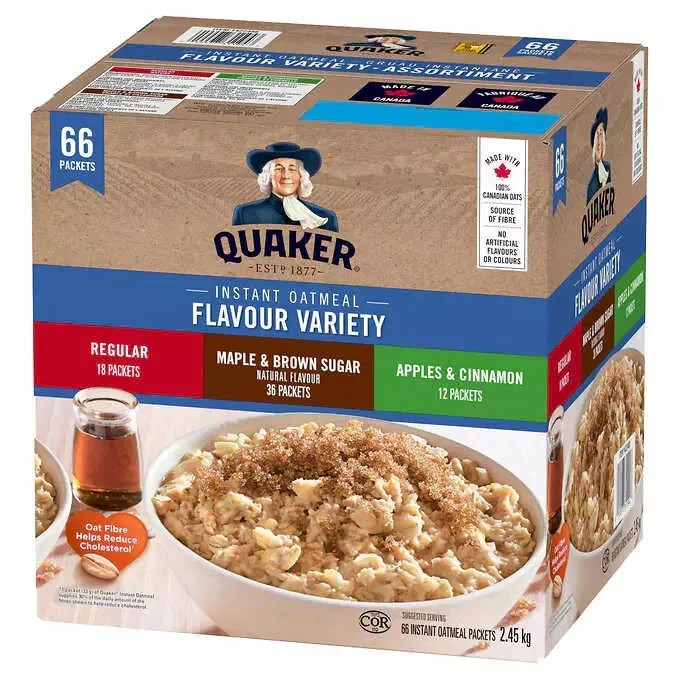 Avena Instantánea 3 Variedades Quaker 2,45 kg