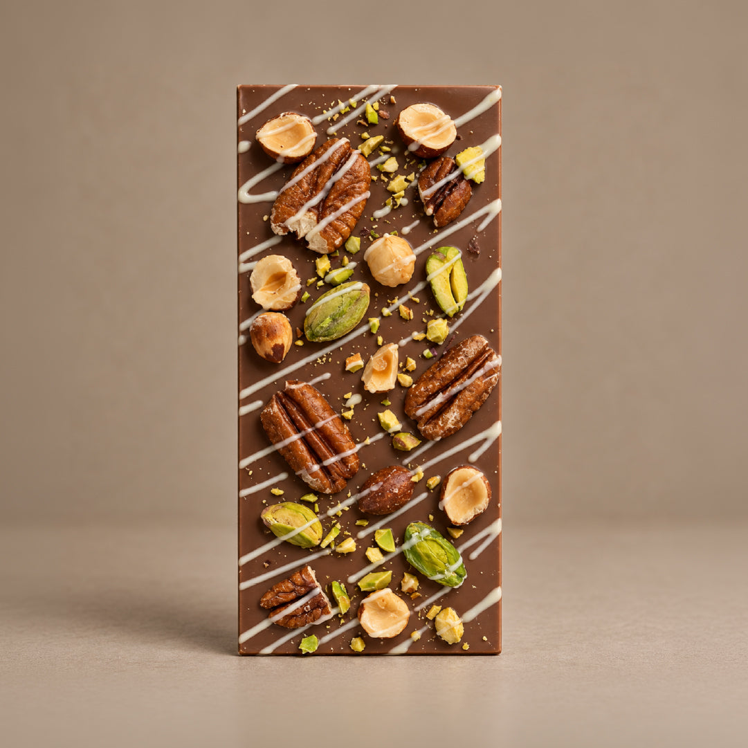 Barra Chocolate Leche Frutos Secos Vonté 100 g
