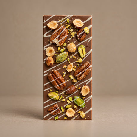 Barra Chocolate Leche Frutos Secos Vonté 100 g