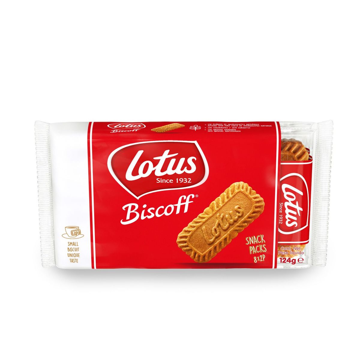 Galleta Biscoff Pocket Lotus 124 g