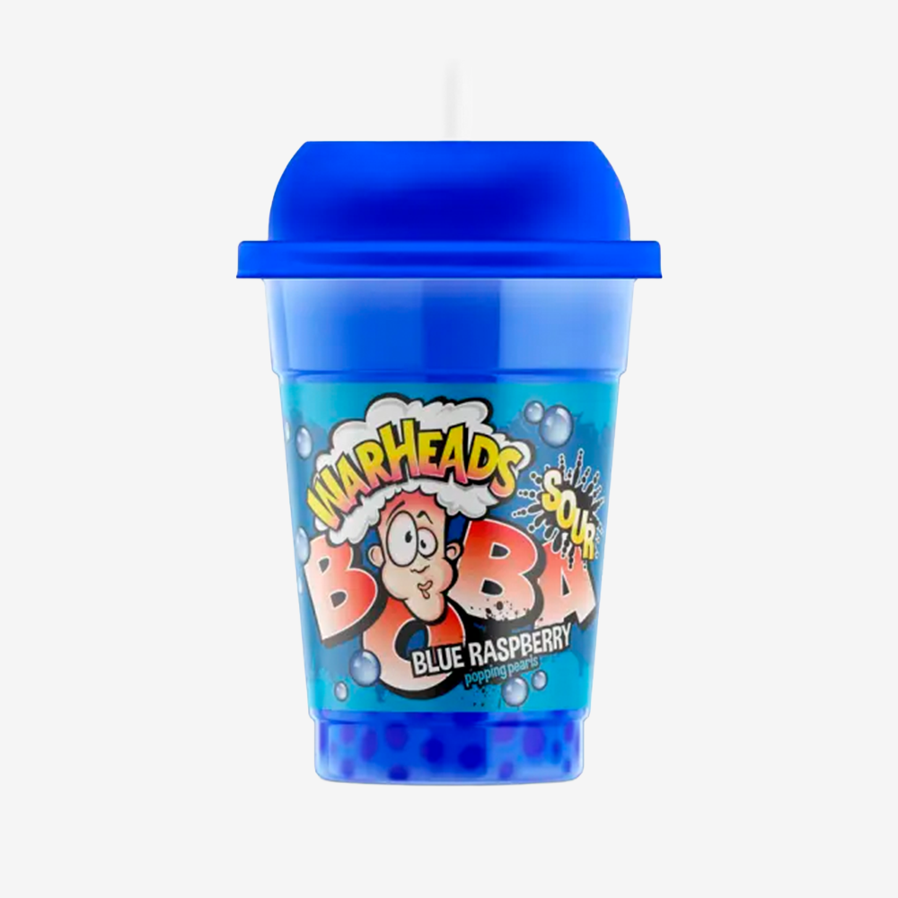 Popping Boba Frambuesa Azul Warheads 400 ml