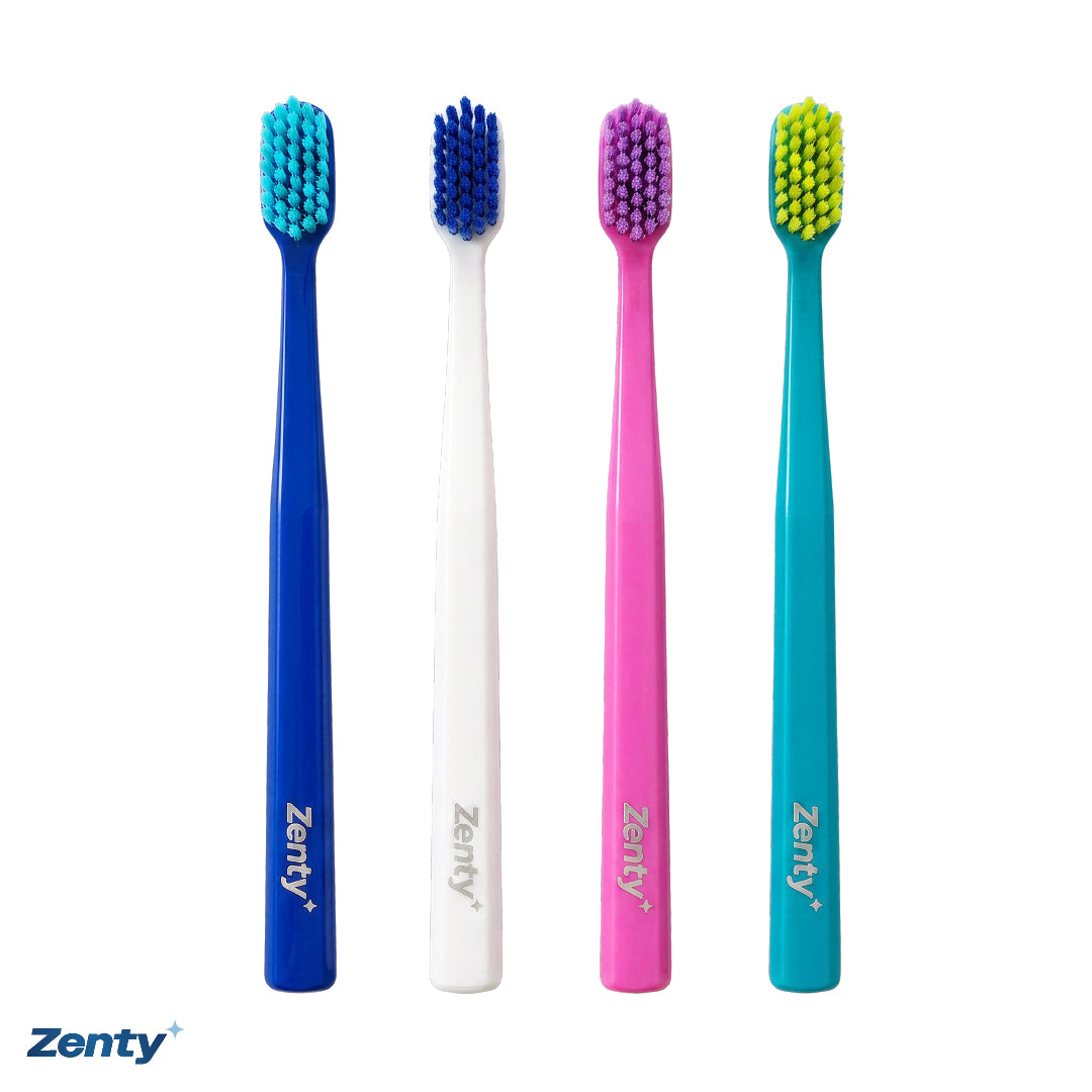 Pack 4 un. Cepillo De Dientes con Tapa Zenty Advanced Ultra-Soft 1 Un 4 un